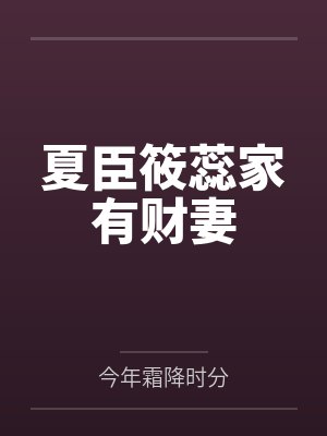 叶清泉小说封面